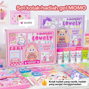 342PCS DIY Gantungan Kunci Akrilik Set Guka Quicksand Mainan Cream Guka Stiker Set  DIY Guka Set Stiker Kartu Kotak Cream Gum Guka Kartun Mainan Anak Perempuan Hadiah Ulang Tahun