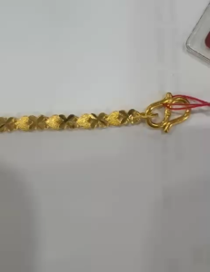 Poh Heng Jewellery 24K Eternal Heart Chain Bracelet in Yellow Gold [Price By Weight]