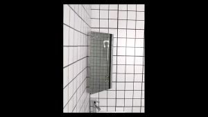 [SG Seller]Wall hanging stainless steel hanging cabinet Simple modern bathroom corner cabinet Bathroom mirror cabinet