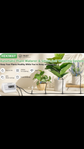 Automatic Plant Waterer - Smart Self Watering System with Timer Indoor Drip Irrigation Kit for Vacation IP64 Waterproof
