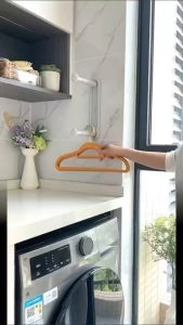 Clothing Hanger Organizer Adhesive Closet Hanger Organizer 3 Gear Stretchable Clothes Hanger Stacker Coat Hanger Organizer For