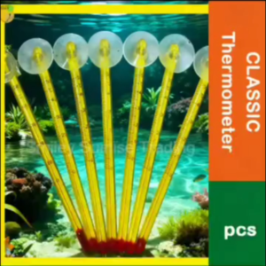 Aquarium Thermometer 15cm 9cm No Battery Required Termometer Akuarium Tanpa Bateri