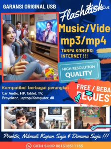Flashdisk USB Video KARAOKE (mp4) & Audio Music (mp3) BEBAS REQUEST Sesukamu Nikmati Kapanpun Dimanapun !!!