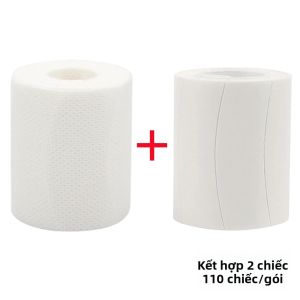 110 Miếng/Cuộn Miếng Dán Mắt Micro Không Dệt Bằng Bọt Xốp Dùng Dưới Khi Nối Mi Dụng Cụ Trang Điểm