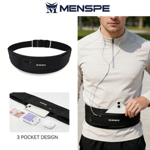 MENSPE Sports Waist Bag Waist Belts Cross Body Bag Running Pounch Adjustable Running Pack Waterproof Waist Bag Money Phone Waist Fanny Pack Jogging Belt Fanny Pack With Reflective Strip for Workouts Sports Outdoor