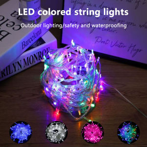Christmas LED String Lights RGB 200LEDs 20M Waterproof Decorative Lights European Standard 220V Home Holiday Dress Up