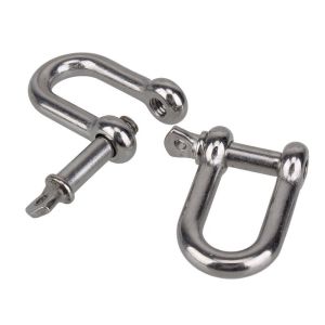 M4/M5/M8/M10/M12 304 Stainless Steel D Type Shackles: Boat Rigging Hardware