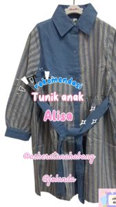 Asheratanahabang Tunik Anak Perempuan Umur 4-16 Th & Blus Anak Kemaja Perempuan Bisa COD