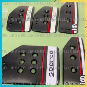 SPARCO Pedal Pad Manual Automatic High Quality Anti-Slip Pedals Universal Truck Vehicles