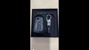 Case Carbon Smartkey Cover Key Kunci Toyota Innova - 7117