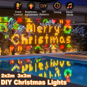 400LED WiFi Smart Curtain Lights with Alexa Google Home APP Control Music Mode IP65 Waterproof Outdoor Christmas Decor Light