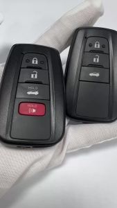 YOCASTY Smart Remote Car Key Shell Case For Toyota Corolla Cross Prius C-HR RAV4 Land Cruiser Prado HYQ14FBN Replacement