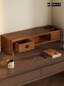evesigar | Elevating Desk Shelf with Drawer 2 Layers