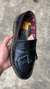 DQ FOOTWEAR - Sepatu Loafer Casual JOW Fury Pantofel Hitam Pria Kerja Kantor