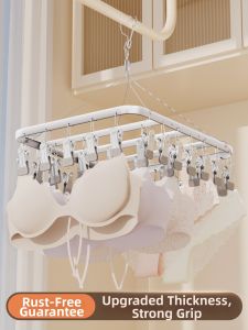 anfeng | Multipurpose Underwear and Socks Drying Rack Multiple Clips