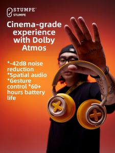 DMOOSTER | Gaming Headset Bluetooth Wireless Noise Cancelling Long Battery