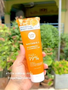 ✅ Vit C เจลล้างหน้า【ไวท์ทามินซี】Cathy Doll Whitamin C Brightening Cleansing Gel 120ml