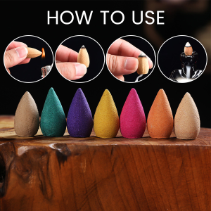Nau.K Backflow Incense Home Fragrance Purify the Air Indoor Deodorant Incense