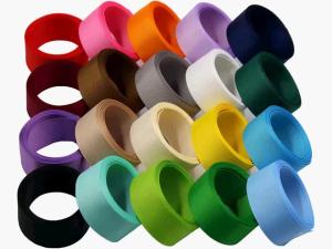 10 Meters Solid Grosgrain Ribbon Double Face Fabric for Gift Wrapping Wedding Decoration Sewing Crafts DIY Hair Bows Wholesale