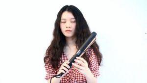 Hair Straightener WT-051V Professional 2in1 flat iron curling straight hair fast heating ceramic【Local Seller】