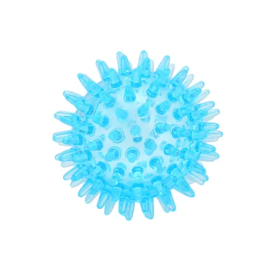 Spiky Ball Hollow Soft Transparent Strength Recovery Exercise Stress Relief Massage Ball for Hand Wrist