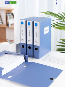 deli | Thick Blue A4 Document Organizer Financial