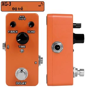 IRIN | Mini Monoblock Guitar Effects Pedal Metal Overdrive Distortion Delay Bass Điện Phụ Kiện Nhẹ Công Cụ Biểu Diễn Âm Nhạc