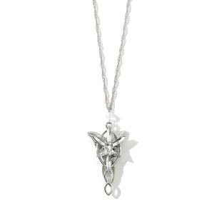 Bandai | Vintage Elven Evenstar Pendant Necklace The Elves Princess Crystal Pendant Jewelry For Women Girl Cosplay Christmas Gifts