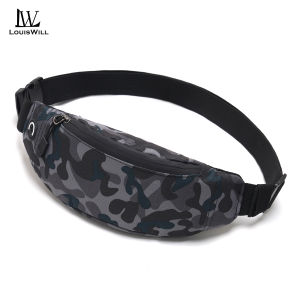 LouisWill Chest Bag Waist Bag Crossbody Chest Bag Multi-Functional Fitness Bag Small Waist Pouch Waterproof Wear-Resistant Waist Bag with Adjustable Strap for Workout Running