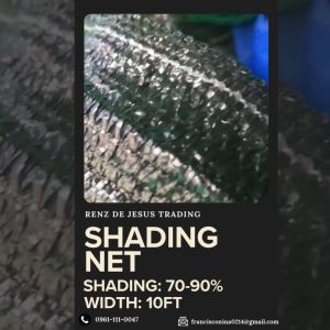 SHADING NET 70-90% HIGH QUALITY [10ft x 10 meters] Super Sun Shade Straw Material Used to protect plants from sun exposure in Garden - Greenhouses - Shading - Poultry - Farm - Fishing