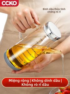 CCKO | Chai Dầu Bếp Không Chảy Borosilicate Glass
