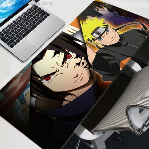 Bandai | Mouse Pad HD Desk Mat Anime N-naruto Play Mat Gaming Mousepad Speed Sasuke Uchiha Computer and Office Gamer Cabinet Keyboard Pad