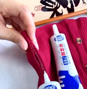 2x60ml Cloth Glue Fabric Glue /2PCS Flexible Fabric Adhesive Washable Glue/Clothing Leather Repair Gam Kain Tahan lama