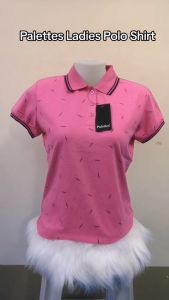 PALETTES Polo Shirt for Woman Ladies tees t shirt shirts Trendy tops Korean with collar #8673