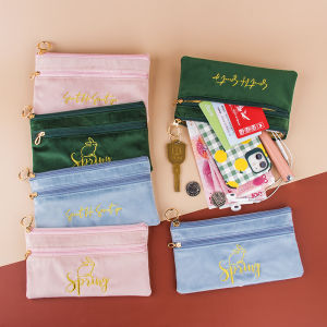 Long Slim Fashionable Zipper Wallet Womens Compact Mobile Coin Purse Stylish Versatile Super Thin Handbag Student Money Bag