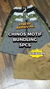 PROMO 100 RIBU 5 PCS Celana Pendek Motif Keren | Celana Cinos Pendek Distro Dewasa