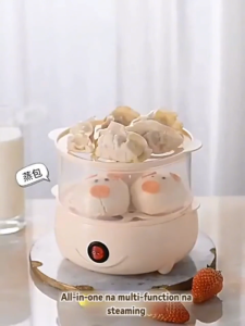 Smart Electric Egg Cooker Steamer 220V 150W Rapid Egg Boiler for 2/6/12/18 Eggs  Hard & Soft Boiled with Auto Shut-Off