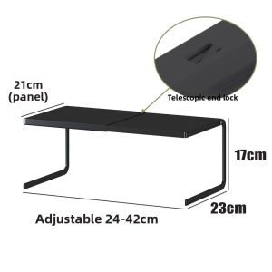 Expandable Closet Dividers Storage Organizer Multi-Layer Rack for Clothes And Shoes Space Saver for Wardrobe And Cabinets