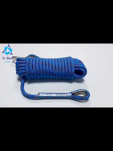 【COD】10/20/30M Static Utility Rope With 2 Carabiner Outdoor Safety Rope 12mm Diameter Hiking Tools The 10mm diameter provides a robust and dependable hold ideal for both personal and professional use.