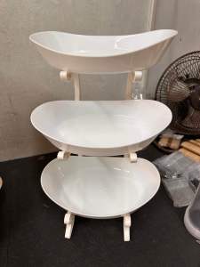 3 Layer Fruit Vegetables Container Stand Organizer