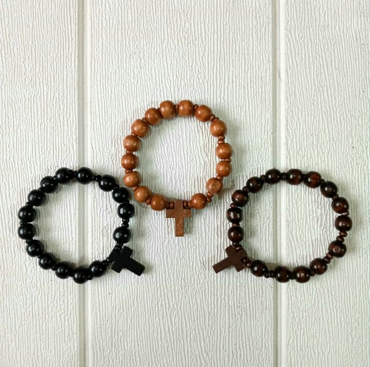 Buy Jujube Wood 10mm Rosary Bracelet at Amazon.in