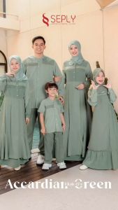 Jual Seply Selia 172 Gamis Anak Accardian Green Moreen Willona Pita List Saku Set Kerudung Eksis 274