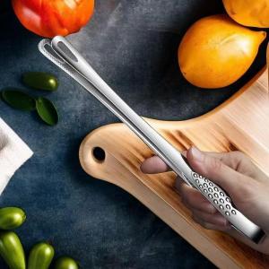 New Stainless Steel BBQ Clamp Kitchen Steak Special Home Barbecue Ice Clamp Korean Style Grilled Meat Clamp Large Size