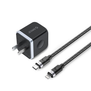 ORICO ชุดชาร์จ PD 30W USB Type-C สายชาร์จเร็วสำหรับ iPhone iPad C 2.4A ชุด