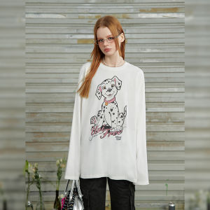 unifree | Spotted Dog Print Women T-Shirt