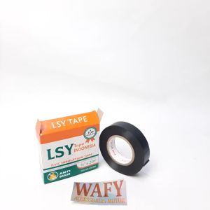 Isolasi Kabel Hitam Pengaman Kabel / solasi listrik PVC insulation LSY TAPE ORI