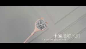 挂脖风扇 - USB充电便携懒人随身小风扇 Neck Hanging Fan - USB Rechargeable Portable Hands-Free Mini Fan