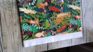 Half Yard plain 100% cotton fabric with cartoon animal print handmade DIY garment dress sewing tissue CR-1356