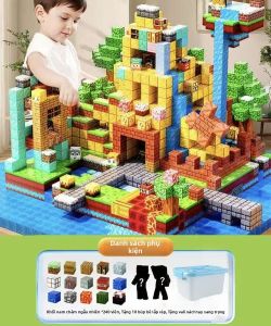 JIQI | Đồ Chơi Xây Dựng Từ Tính Giáo Dục Cho Trẻ Em Quà Tặng Cho Bé Trai