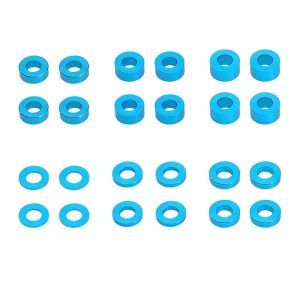 24Pcs M3 Screw Spacer Set for TAMIYA 53539 TT02 TT01 XV01 XV02 3mm RC Car Hardware Kit with Washers & Nuts